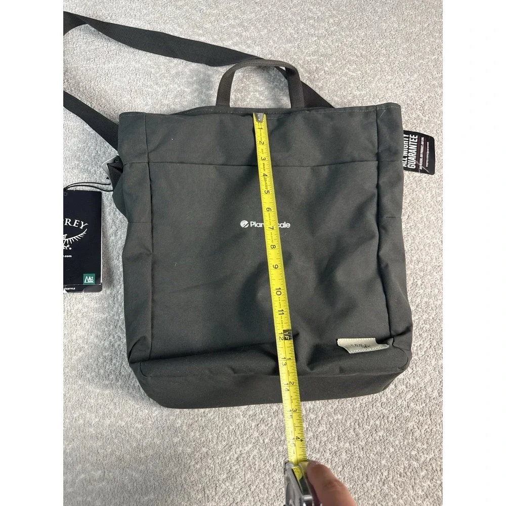 NEW Osprey Arcane Zip Top Tote Backpack I‎ Stonewash Black Embroidered